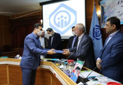 رئیس روابط عمومی تامین اجتماعی استان گیلان تجلیل شد