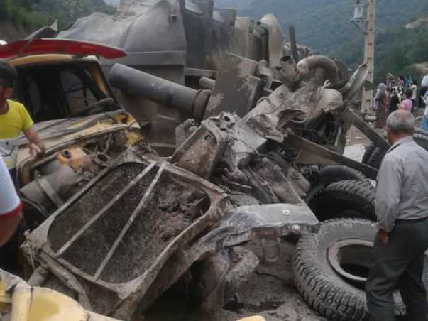 تصادف مرگبار در جاده پونل _ خلخال
