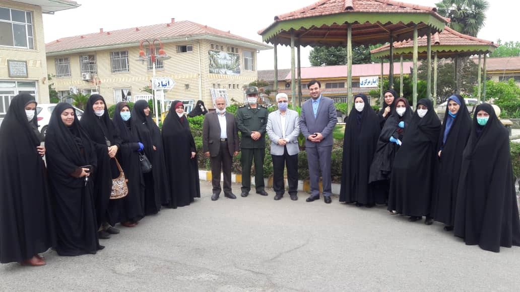 تجلیل  بانوان مشاور و اعضای شورای شهرو سپاه قدس گیلان از  مدیریت پرسنل آسایشگاه