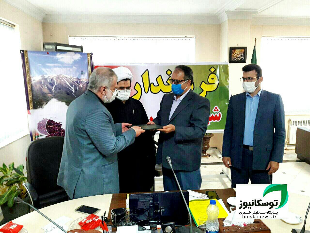 گزارش تصویر تکریم و معارفه رئیس اداره اوقاف و امور خیریه شهرستان رودسر