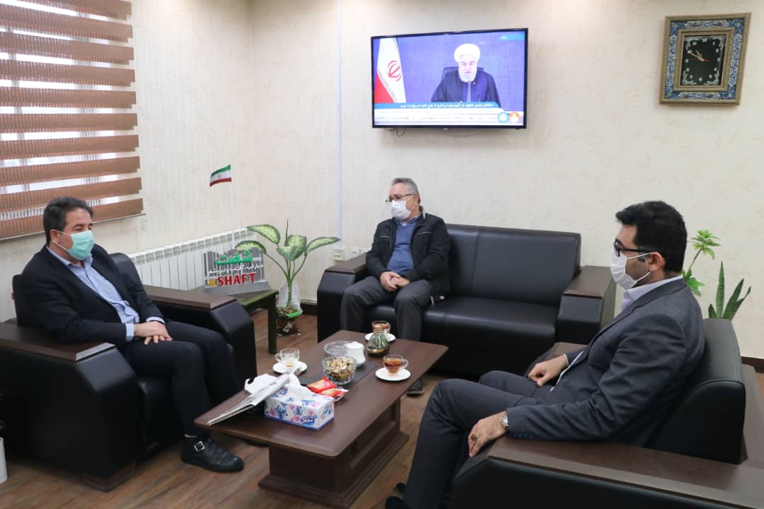 دیدار مدیرکل راه و شهرسازی استان گیلان با سرپرست فرمانداری شهرستان شفت