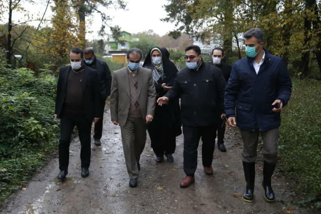 بازدید شهردار رشت از پارک ۴۵۰ هکتاری لاکان