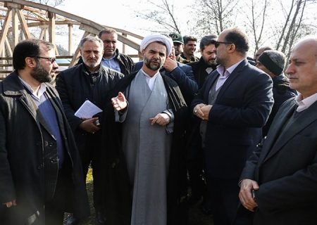 بازدید ریاست کل دادگستری گیلان از مدرسه علی بی ابیطالب لیسار، پل کمربندی خطبه سرا، رودخانه سیاه جعفر و قلعه صلصال لیسار