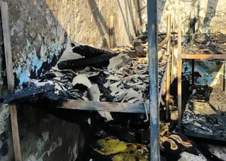 علت آتش سوزی کمپ ترک اعتیاد لنگرود مشخص شد
