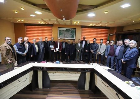 دیدار دکتر محمد حسین واثق کارگرنیا رئیس شورای اسلامی شهر رشت با جمعی از ورزشکاران