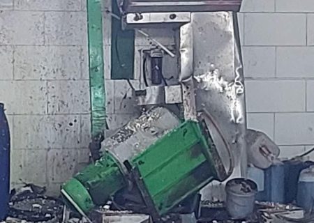 یک فوتی بر اثر انفجار شرکت روغن کشی در منجیل