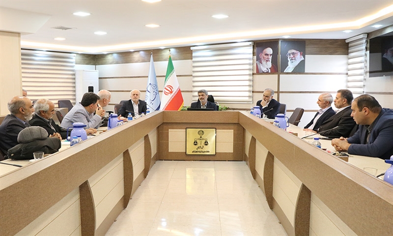 دیدار جمعی از اعضای خانه کارگر استان با رئیس کل دادگستری استان گیلان