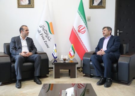 مدیرعامل شرکت توزیع برق گیلان با مدیرعامل سازمان منطقه آزاد انزلی دیدار کرد