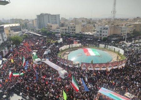 وداع مردم تهران با قهرمانان مقاومت؛بدرقه سرداران و دانشمندان شهید