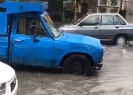 بارش باران وآبگرفتگی  تالش را به سیلاب تبدیل کرد