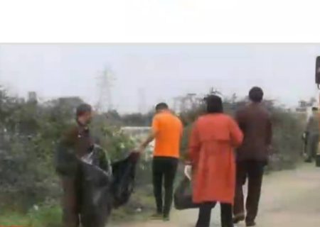 پاکسازی تالاب استیل آستارا از زباله