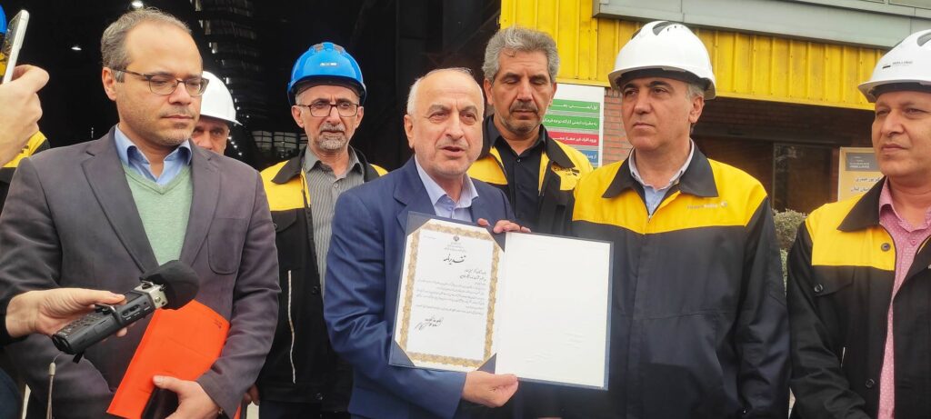 خط تولید میلگرد ۱۲ در شهر صنعتی رشت افتتاح شد