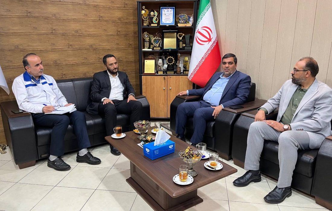 بازدید معاونت حفاظت فیزیکی و پدافند غیر عامل حراست وزارت تعاون،کار و رفاه اجتماعی و هیئت همراه از شرکت شیر پاستوریزه پگاه گیلان