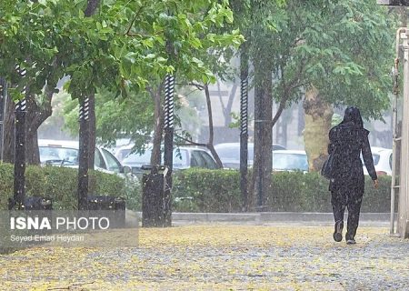 رگبار باران در ۱۳ استان/ وزش باد شدید تا ۹ استان