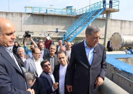 افتتاح تصفیه‌خانه نهضت ملی مسکن رشت با حضور معاون اجرایی رئیس جمهور