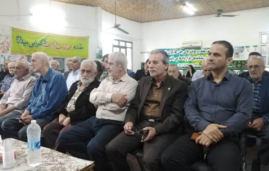 مراسم یادبود زنده یاد  علی اعظم اولین دبیر اجرایی خانه کارگر گیلان برگزار شد